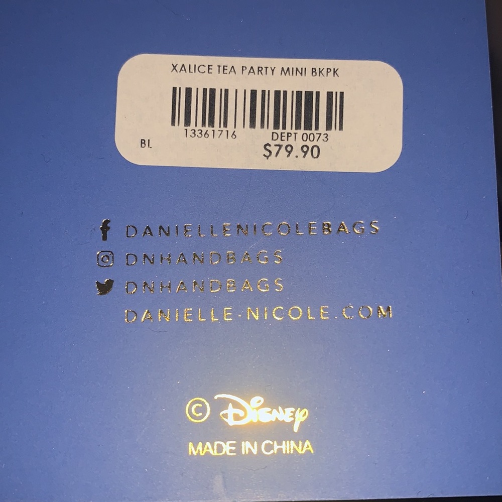 Danielle Nicole x Disney Alice Tea Party Minibkpk - Picture 9 of 9